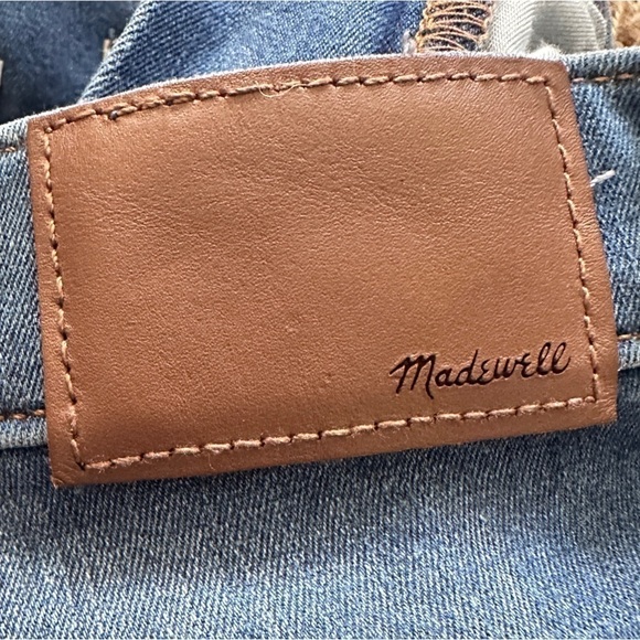 Madewell Women's Roadtripper Jeggings Denim Blue Jeans Side Ankle Zipper Size 25 - Picture 13 of 13